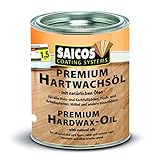 Saicos Colour GmbH 500 3305 Premium Hartwachsöl, farblos matt, 2,5 L