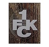 1. FC Kaiserslautern Autoaufkleber - innen Silber - Aufkleber 6 cm, FCK Sticker - Plus Lesezeichen I L