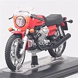 HSSM 1:24 1976 Für Guzzi 850 Lemans Sports Motorcycle Model Kinderspielzeug Geburtstagsgeschenke Erwachsene Ornamente Diecast Motorcy