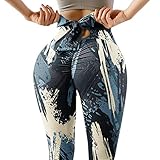 Bolonwzi Damen Jeggings Elegant Nahtlos Yoga Leggings Frühling Sommer Hohe Taille Sportlegging Mode Drucken Naked Feeling Yogahosen Strecken GroßE GrößEn Legging