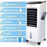 VEOVA Air Cooler Pro - Multifunktionale Mini Klimaanlage - leistungsstarker Luftreiniger für saubere und kühle Luft - kleiner und mobiler Ventilator / Klimagerät - mit Fernbedienung