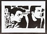 Fri. Poster Chandler und Joey Plakat Handmade Graffiti Street Art - Aesthetic Artwork