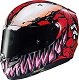 HJC Helmets Motorradhelm RPHA11 Marvel Carnage, L, noir rouge, 13217509-L