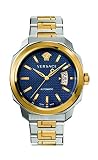 Versace Herren analog Automatik Uhr mit Edelstahl Armband VAG030016