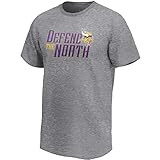 Fanatics NFL Football T-Shirt Minnesota Vikings Hometown Fanshirt Defend The North (M)