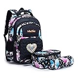 Wind Took Kinderrucksack Schulrucksack Schultasche Teenager Rucksack Backpack Mädchen Jungen Kinder, L, Schw