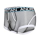 Andrew Christian Almost Naked Retro Mesh Boxer Schwarz - Größe S