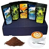 Geschenk Set - Länder Kaffee aus aller Welt - Gemahlener Kaffee im Geschenkkarton , das perfekte Geschenk