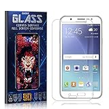 Conber Panzerglasfolie für Samsung Galaxy J7 2016, [1 Stück] 9H gehärtes Glas, Blasenfrei, Kratzfest, Hülle Freundllich Hochwertiger Panzerglas Schutzfolie für Samsung Galaxy J7 2016
