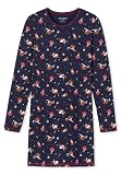Schiesser Mädchen Organic Cotton Nachthemd, 804 - nachtblau, 164