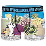 Freegun Herren Boxershorts Snoopy und die Peanuts, Strand, XL