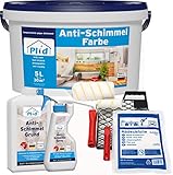 prinzcolor Premium Anti-Schimmel-Set Schimmelschutz Schimmelbekämpfung Weiß Anti-Schimmel S