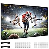 84 Zoll Beamer leinwand, 16:9 HD, 4K Projektionsleinwand, 80 Projektor Leinwand knitterfrei, tragbar, für den Innen- und Außenbereich, Heimk
