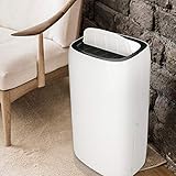 Clanmacy Luftentfeuchter 26L/Tag Entfeuchtungsleistung - Raumgröße ca. 220m³ (~100 m²)│Dryer-Modus│automatische Entfeuchtung│5.5L Großer Wassertank│24h-Timerbetrieb│Abtaufunk