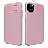 Nillkin iPhone 11 Pro Case - Slim Stylish Protective Case with Slide Camera Cover, Upgraded CamShield Case for iPhone 11 Pro 5.8 inch(2019), Pink