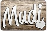 Mudi Hunde-Rasse Ungarn Vintage Retro Look Eisen 20 x 30 cm Blechschild Dekoration Poster Schild für Zuhause Küche Badezimmer Bauernhof Garten Garage inspirierende Zitate Wanddek