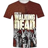 The Walking Dead Herren Hands Sub T-Shirt, weiß, XL