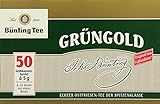 Bünting Tee Grüngold Echter Ostfriesentee 50 x 5 g Beutel, 4er Pack (4 x 250 g)
