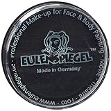 Eulenspiegel 181119 - Profi-Aqua Schminke, Schwarz, 20 ml, veg