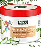 4 + 1 Gratis Fallea Teufelskralle-Balsam mit Aloe-Vera | Gut Für Muskeln & Gelenke | Teufelskralle-Creme | Teufelskralle-Salbe | 500