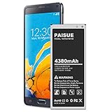 Akku für Samsung Galaxy Note 4, 4380mAh Li-Polymer Ersatzakku für Note 4 N910, N910U, N910V, N910T, N910A, N910P, Samsung Note 4 Akk