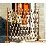 Tragbarer Gartenzaun Holz, Holzschirm Garten Ausziehbarer Sofortzaun Freistehend Holzgitter Für Die Sicherheit Von Haustieren Home Yard Plant Climb Trennwand Dek
