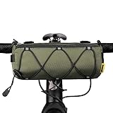 Fahrrad Lenkertasche Fahrrad Vorderrohrtasche Fahrrad Aufbewahrungstasche für Mountainbike Rennrad Zubehör (LP-Green03)