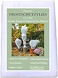 KRONLY Wintervlies 1,5 x 10m - Winterschutzvlies Frostschutz für Ihre Pflanzen Überwintern Thermovlies Pflanzenschutz gegen Kälte Winter F