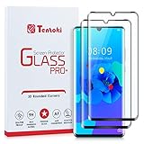 Tentoki Panzerglas für Huawei P30 Pro, [2 Stück] vollständige Abdeckung Displayschutzfolie für Huawei P30 Pro, 9H Härte, hohe Transparenz, keine Blasen, Anti-Fingerabdruck