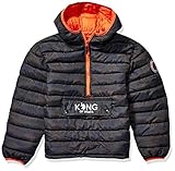 US Polo Association Boys' Big Bubble Jacket (More Styles Available), Anorak Olive Camo, 14/16