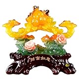 Buddha Statue Feng Shui Ruyi Statue, Chinese Charm of Prosperity Hauptdekoration Feng Shui-Dekor Crafts Wohnzimmer Warming Geschenke B