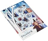 Frozen II 680708 Frozen II Stickerheft mit über 300 zauberhaften Stickern von Anna & Elsa, für Scrapbooking und Bastelarb