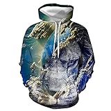XDJSD Herren Pullover Hoodie Große Jacke Paar Pullover Hoodie Pullover Tiger Print Pullover Pullover Pullover Herren und Damen Top