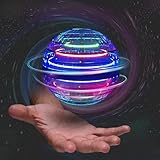 Papi Dada Fliegender Ball Spielzeug - Magic Flying Ball, Hoverball mit Licht, 360° Fliegender Leuchtball mit Eingebaute RGB-Lichter, Schwebender Boomerang Ball Für Kinder Und Erwachsene (Dunkelblau)