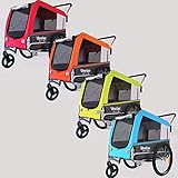 Veelar Pets Large Hundeanhänger & Buggy 2in1 Fahrradanhänger für Hunde Jogger 80205-D03 (BLAU)