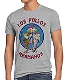 style3 Los Pollos T-Shirt Herren, Größe:M, Farbe:G