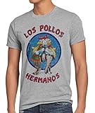 style3 Los Pollos T-Shirt Herren, Größe:M, Farbe:G