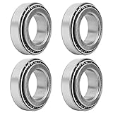 4 Stück Kegelrollenlager, Universal Stahl Spinner Rillenlager 32007 2007107