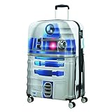 American Tourister Wavebreaker Disney - Spinner L Koffer, 77 cm, 96 L, Mehrfarbig (Star R2D2)