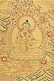 Print Moderne Malerei Home Decoration  Traditionelle chinesische Landschaftslandschaft Der Tibeter der Schriftrollentempel Godess Patterns 16X24Inch Raum Wohnkultur Leinwand G