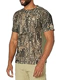 Nomad Herren Pursuit Kurzarmhemd | Jagdhemd mit Sonnenschutz Hemd, Realtree Timber Camouflage, S