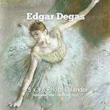 Edgar Degas 8.5 X 8.5 Calendar September 2021 -December 2022: Ballerina Dancers Impressionist - Monthly Calendar with U.S./UK/ Canadian/Christian/Jewish/Muslim Holidays- Ballet Art Painting