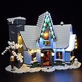EAYOK LED-Beleuchtungsset für Lego 10293, Lichter Kompatibel mit Lego 10293 Bausteinen Modell (Lego-Modell Nicht Enthalten) - Klassische V