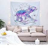 YDyun Wandteppich Wandbehang Wandtuch Tapisserie Wand Kunst für Wohnzimmer Schlafzimmer Dekor Home Wandteppich Elefantendruck