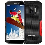 OUKITEL WP12 Pro(2021) Outdoor Smartphone ohne Vertrag,Android 11 Outdoor Handy (237Gramm),4GB+64GB,Dual SIM 4G,IP68 IP69K Wasserdichter,4000mAh,13MP Dreifachkamera,5,5' Triple Kamera Face ID/NFC(Rot)