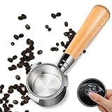 Siebträger für Espressomaschinen, 51 mm, Edelstahl, Siebkorbhalter für Espressok