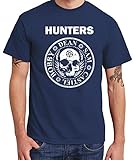 - Hunters - Boys T-Shirt Navy, Größe L