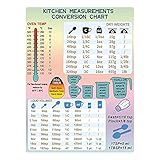 flou Heißluftfritteuse Magnetisches Spickzettel-Set Heißluftfritteuse Zubehör Magnettabelle Kochzeiten Temperatur-Referenzhandbuch Rezepte Referenzhandbuch Zum Kochen Und B