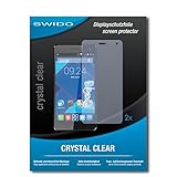 Schutzfolie für Haier Voyage G31 [2 Stück] SWIDO Kristall-Klar, Hoher Härtegrad, Blasenfreie Montage, Schutz vor Öl, Staub, Fingerabdruck und Kratzer / Folie, Glasfolie, Displayschutz, Displayschutzfolie, Panzerglas-F