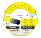 Cellfast Gartenschlauch PLUS 3-lagiger Wasserchlauch mit dauerhafter Verstärkung aus Garn höchster Qualität, beständig gg. UV-Strahlen und Algenablagerungen, 25 bar Berstdruck, 25m, 3/4 Zoll, 10-220